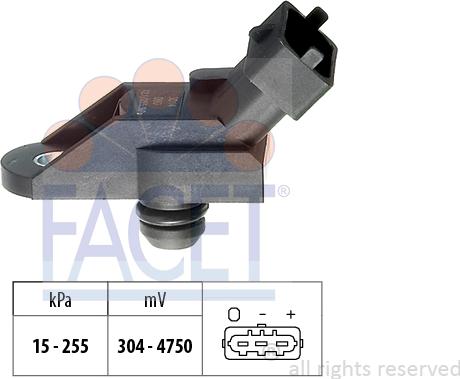 FACET 10.3014 - Датчик давления воздуха, высотный корректор unicars.by