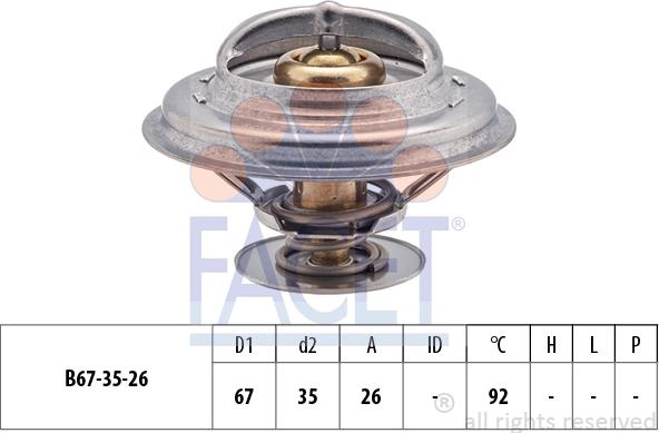 FACET 7.8302S - Термостат охлаждающей жидкости / корпус unicars.by