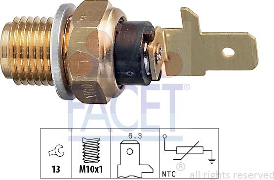 FACET 7.3154 - Датчик, температура масла unicars.by