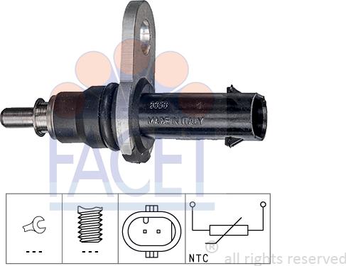 FACET 7.3356 - Датчик, температура масла unicars.by