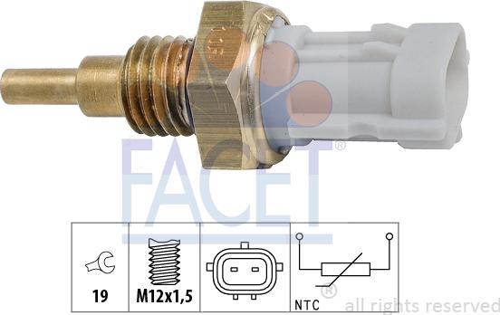 FACET 7.3351 - Датчик, температура масла unicars.by