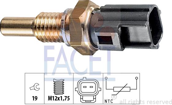 FACET 7.3294 - Датчик, температура охлаждающей жидкости unicars.by