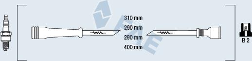 FAE 86000 - Комплект проводов зажигания unicars.by