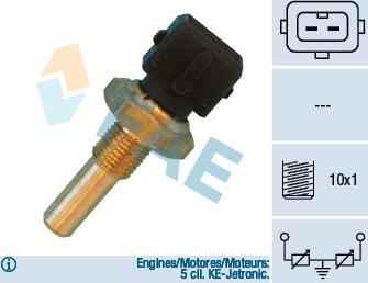 FAE 33410 - Датчик, температура охлаждающей жидкости unicars.by