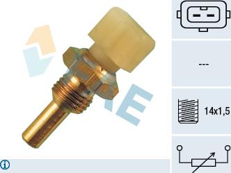 FAE 33030 - Датчик, температура охлаждающей жидкости unicars.by