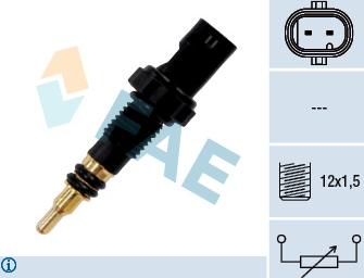 FAE 33890 - Датчик, температура охлаждающей жидкости unicars.by