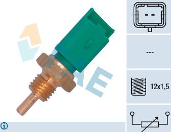 FAE 33705 - Датчик, температура охлаждающей жидкости unicars.by