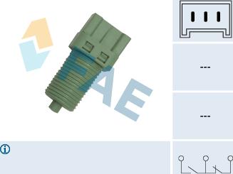 FAE 24700 - Выключатель фонаря сигнала торможения unicars.by