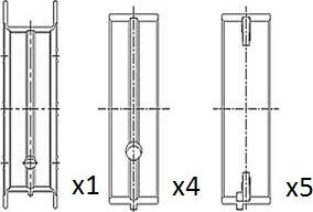 FAI AutoParts BM1049-STD - Подшипник коленвала unicars.by