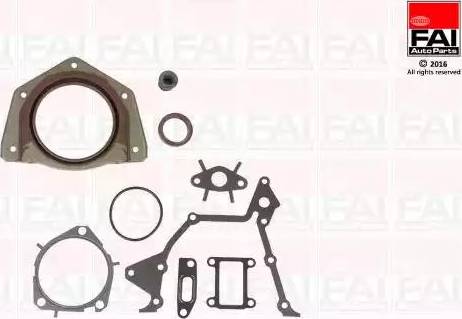 FAI AutoParts CS1070 - Комплект прокладок, блок-картер двигателя unicars.by