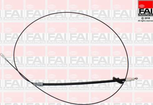 FAI AutoParts FBC0348 - Тросик, cтояночный тормоз unicars.by