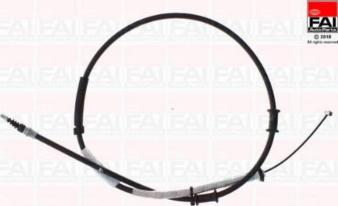 FAI AutoParts FBC0307 - Тросик, cтояночный тормоз unicars.by