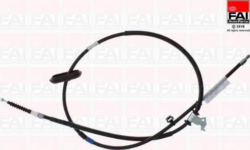 FAI AutoParts FBC0337 - Тросик, cтояночный тормоз unicars.by