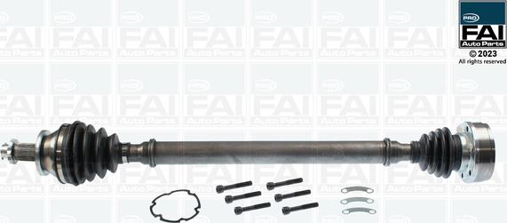 FAI AutoParts FPDS163 - Приводной вал unicars.by