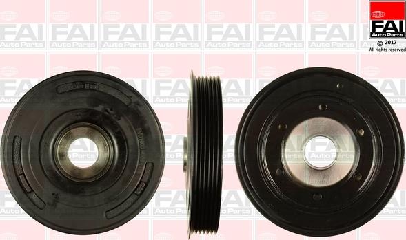 FAI AutoParts FVD1006 - Шкив коленчатого вала unicars.by