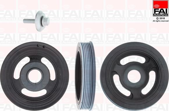 FAI AutoParts FVD1008K - Шкив коленчатого вала unicars.by