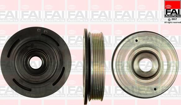 FAI AutoParts FVD1016 - Шкив коленчатого вала unicars.by