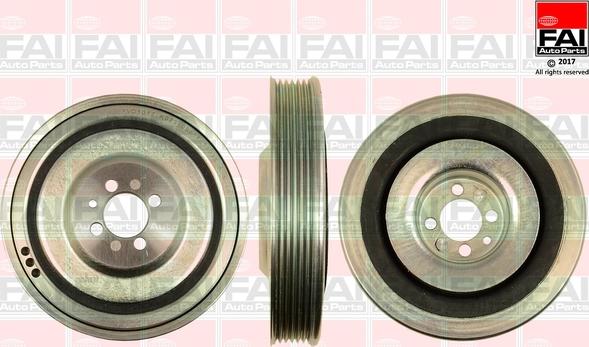 FAI AutoParts FVD1017 - Шкив коленчатого вала unicars.by