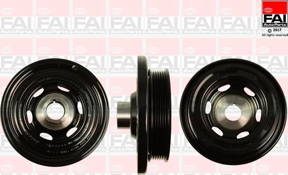 FAI AutoParts FVD1029 - Шкив коленчатого вала unicars.by