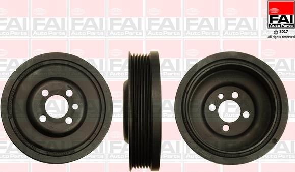 FAI AutoParts FVD1028 - Шкив коленчатого вала unicars.by