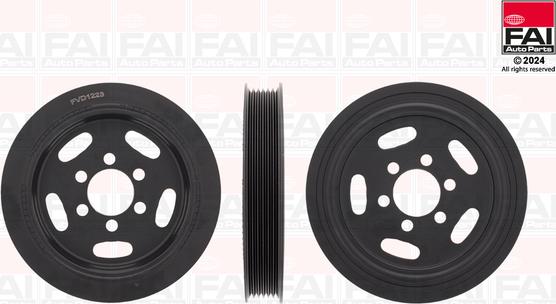 FAI AutoParts FVD1223 - Шкив коленчатого вала unicars.by