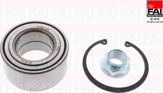 FAI AutoParts FWBK1039 - Комплект подшипника ступицы колеса unicars.by