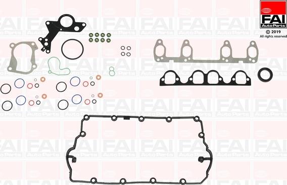 FAI AutoParts HS1601NH - Комплект прокладок, головка цилиндра unicars.by