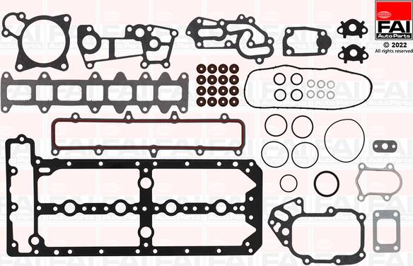 FAI AutoParts HS1626NH - Комплект прокладок, головка цилиндра unicars.by