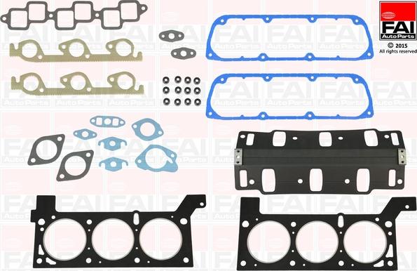 FAI AutoParts HS1081 - Комплект прокладок, головка цилиндра unicars.by