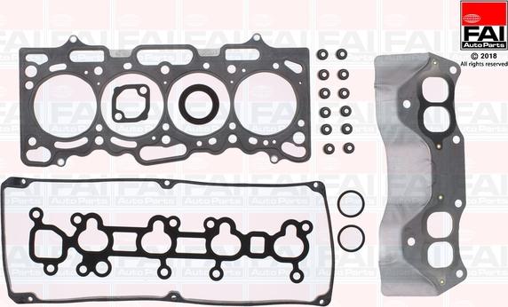 FAI AutoParts HS1822 - Комплект прокладок, головка цилиндра unicars.by