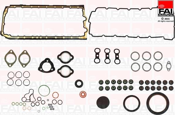 FAI AutoParts HS1734NH - Комплект прокладок, головка цилиндра unicars.by