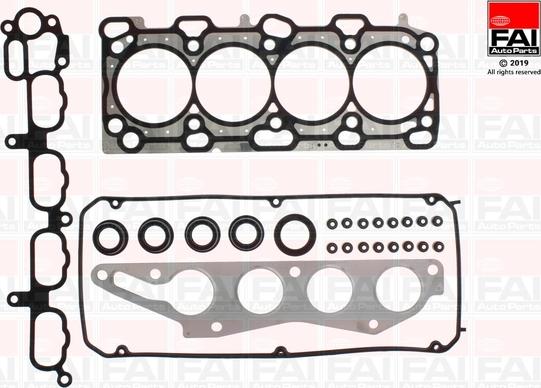 FAI AutoParts HS2163 - Комплект прокладок, головка цилиндра unicars.by