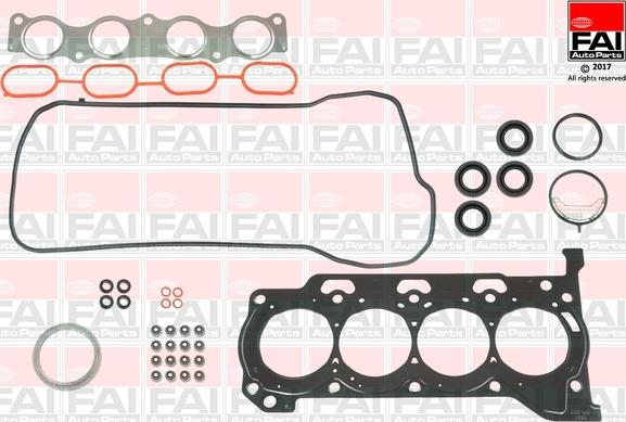 FAI AutoParts HS2227 - Комплект прокладок, головка цилиндра unicars.by