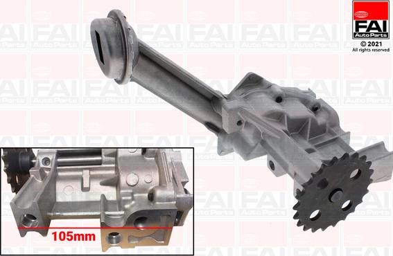 FAI AutoParts OP350 - Масляный насос unicars.by