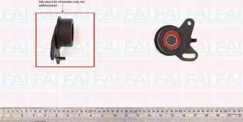 FAI AutoParts T9435 - Натяжной ролик, зубчатый ремень ГРМ unicars.by