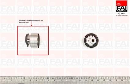 FAI AutoParts T9470 - Натяжной ролик, зубчатый ремень ГРМ unicars.by