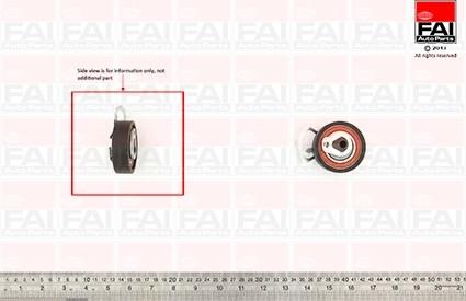 FAI AutoParts T9509 - Натяжной ролик, зубчатый ремень ГРМ unicars.by