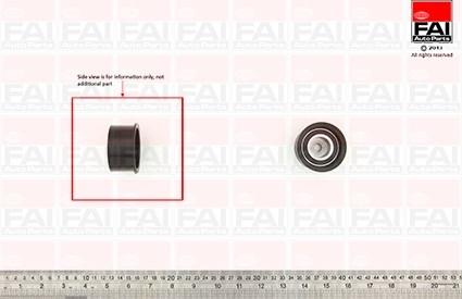 FAI AutoParts T9503 - Направляющий ролик, зубчатый ремень ГРМ unicars.by