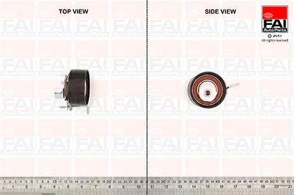 FAI AutoParts T9818 - Натяжной ролик, зубчатый ремень ГРМ unicars.by