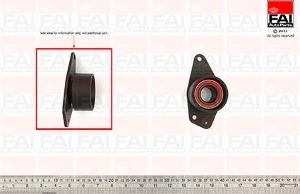 FAI AutoParts T9396 - Направляющий ролик, зубчатый ремень ГРМ unicars.by