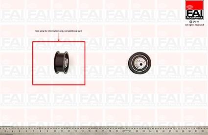 FAI AutoParts T9309 - Натяжной ролик, зубчатый ремень ГРМ unicars.by