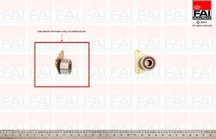 FAI AutoParts T9303 - Направляющий ролик, зубчатый ремень ГРМ unicars.by