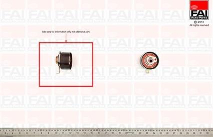 FAI AutoParts T9314 - Натяжной ролик, зубчатый ремень ГРМ unicars.by