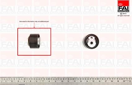 FAI AutoParts T9317 - Натяжной ролик, зубчатый ремень ГРМ unicars.by