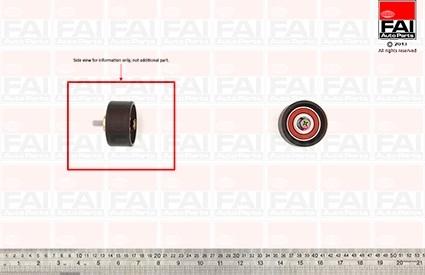 FAI AutoParts T9377 - Направляющий ролик, зубчатый ремень ГРМ unicars.by