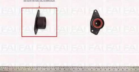 FAI AutoParts T9293 - Направляющий ролик, зубчатый ремень ГРМ unicars.by