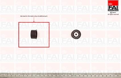 FAI AutoParts T9259 - Направляющий ролик, зубчатый ремень ГРМ unicars.by