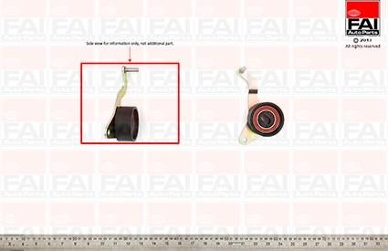 FAI AutoParts T9283 - Натяжной ролик, зубчатый ремень ГРМ unicars.by