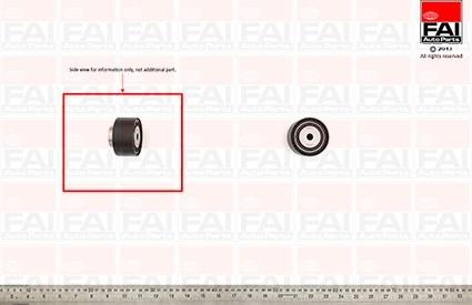 FAI AutoParts T9271 - Направляющий ролик, зубчатый ремень ГРМ unicars.by