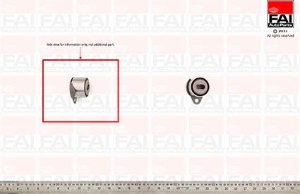 FAI AutoParts T6440 - Натяжной ролик, зубчатый ремень ГРМ unicars.by